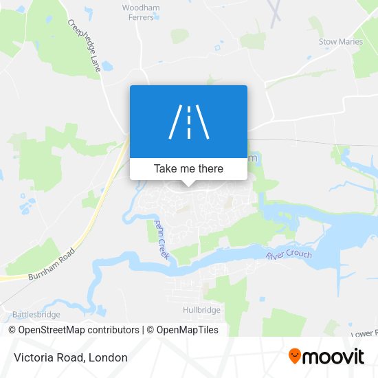 Victoria Road map