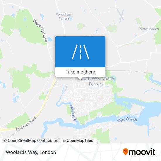 Woolards Way map