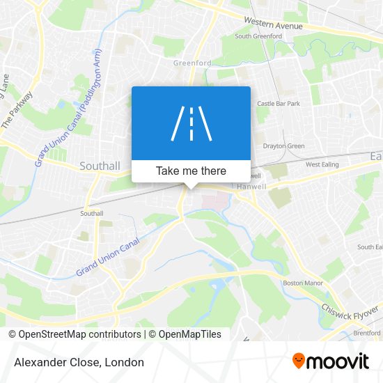 Alexander Close map
