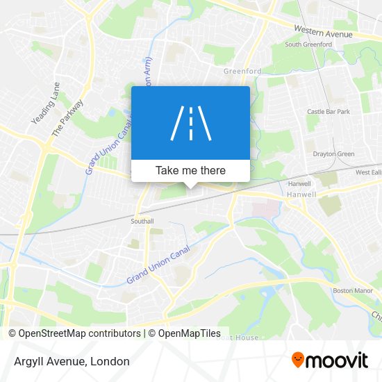 Argyll Avenue map