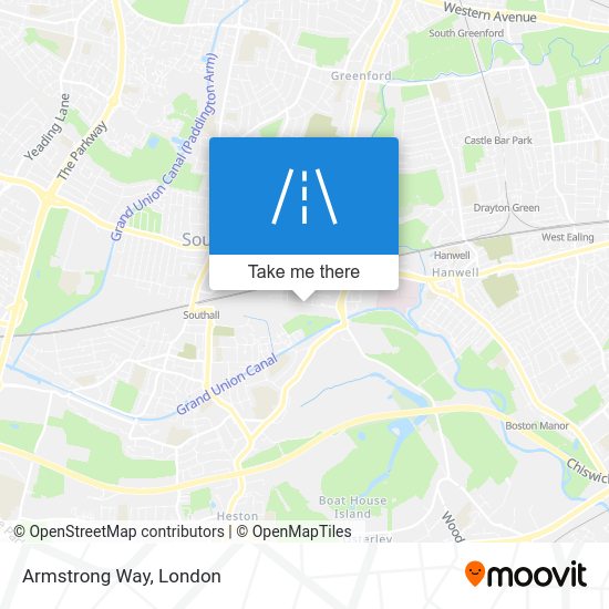 How to get to Armstrong Way, Southall by bus, train or Tube?