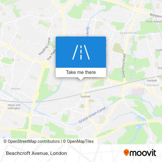 Beachcroft Avenue map