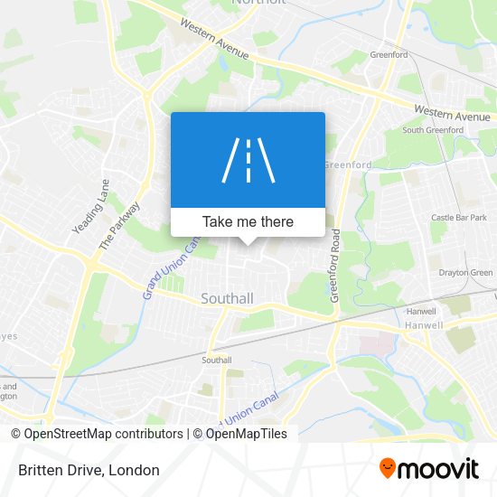 Britten Drive map