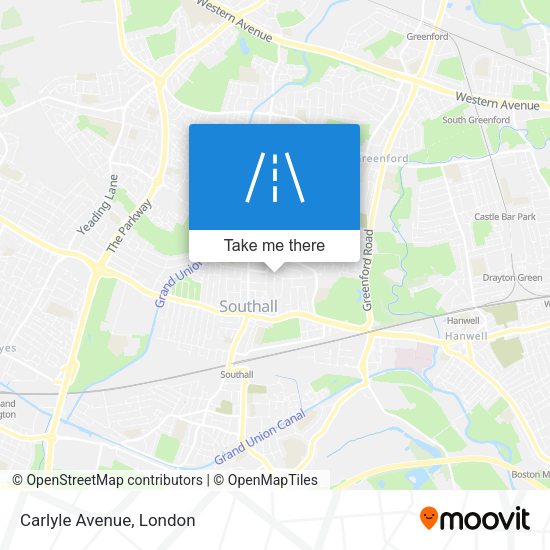 Carlyle Avenue map