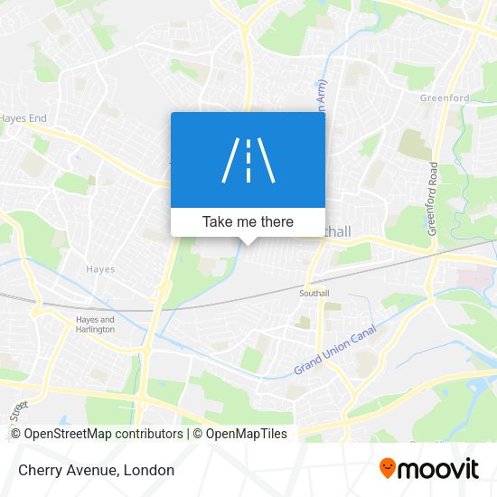 Cherry Avenue map
