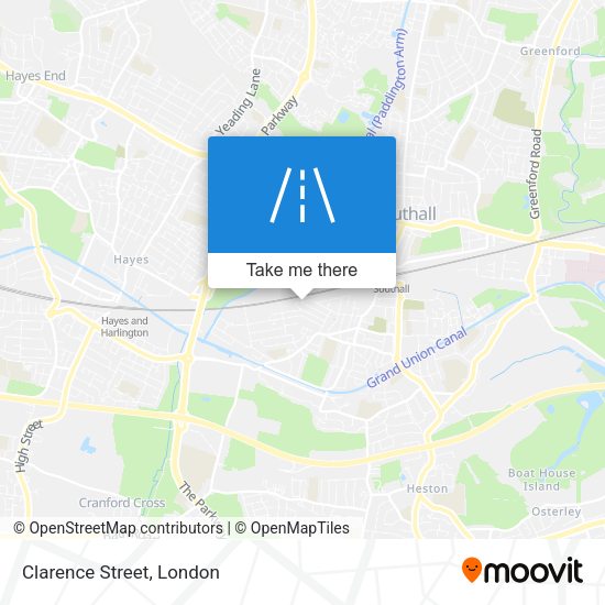 Clarence Street map