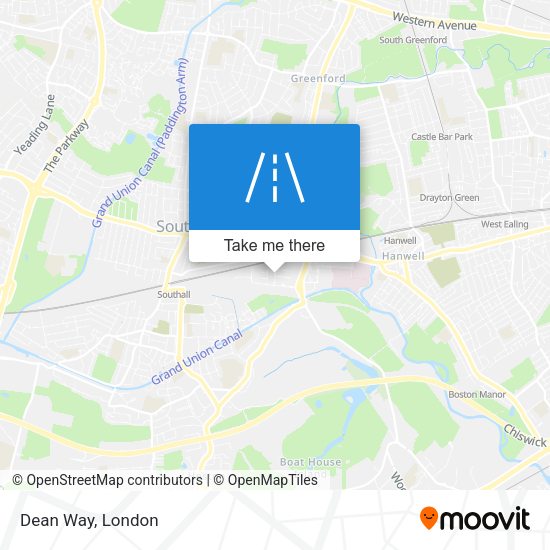 Dean Way map
