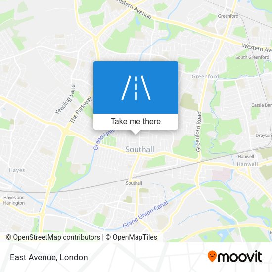 East Avenue map