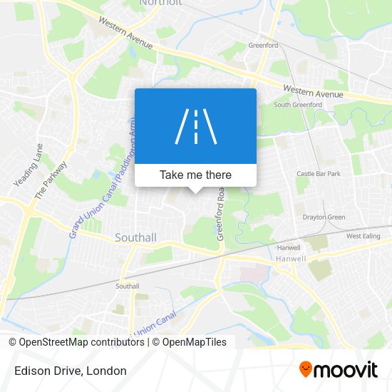 Edison Drive map