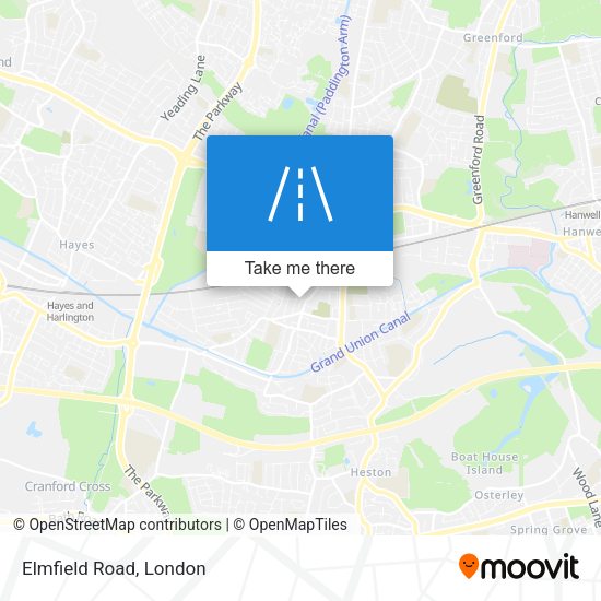 Elmfield Road map