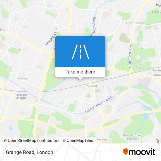 Grange Road map