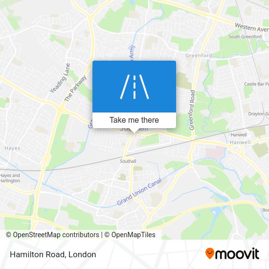 Hamilton Road map