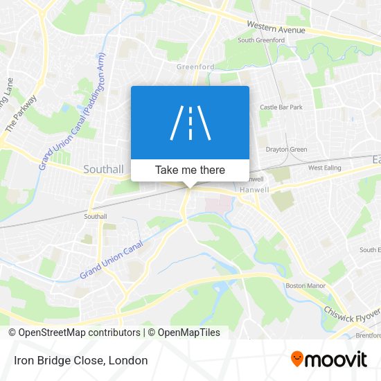 Iron Bridge Close map