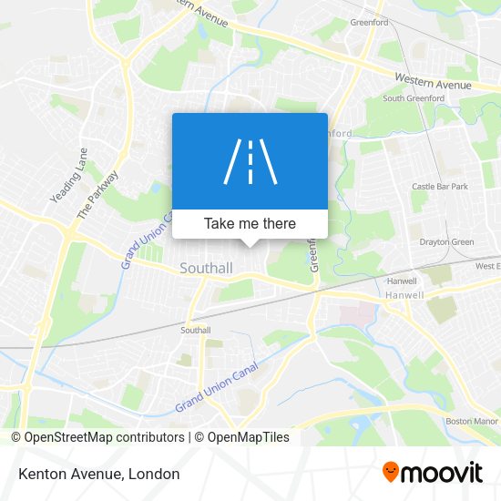 Kenton Avenue map