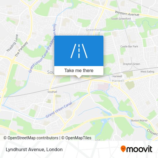 Lyndhurst Avenue map