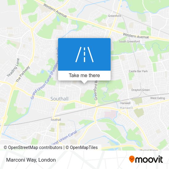 Marconi Way map