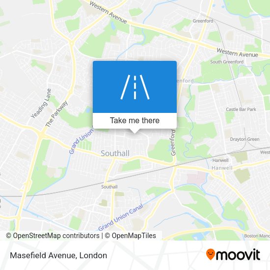 Masefield Avenue map