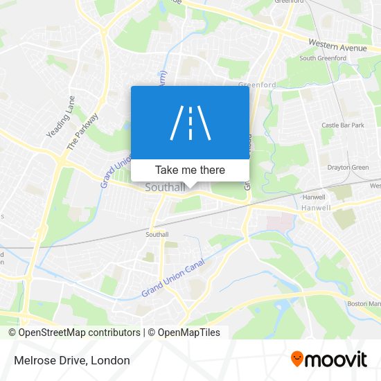 Melrose Drive map