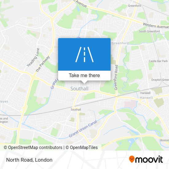 North Road map