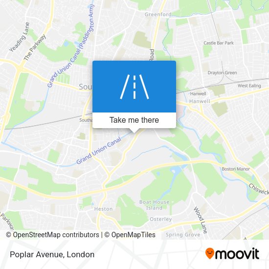 Poplar Avenue map