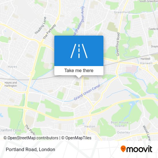 Portland Road map