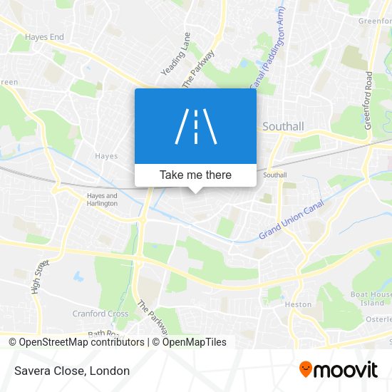 Savera Close map