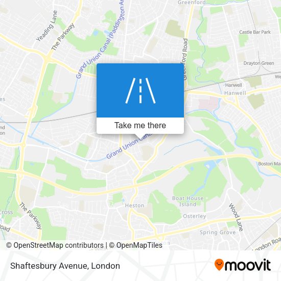 Shaftesbury Avenue map