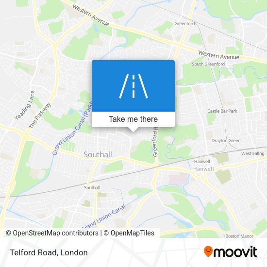 Telford Road map