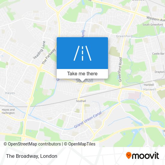 The Broadway map