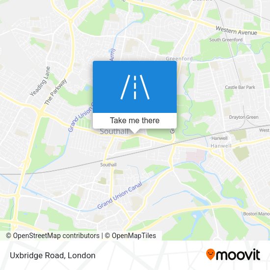 Uxbridge Road map