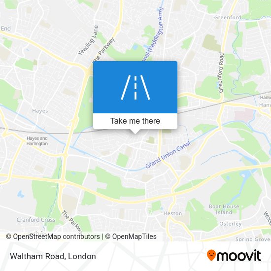 Waltham Road map