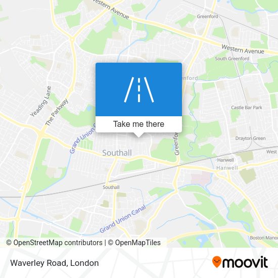 Waverley Road map