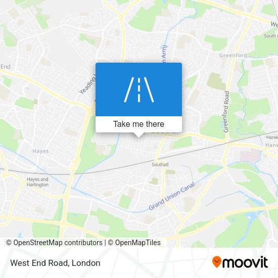 West End Road map