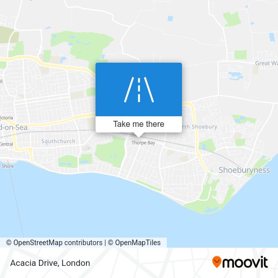 Acacia Drive map