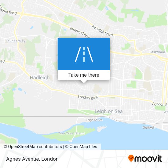 Agnes Avenue map