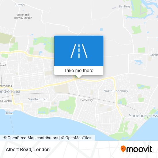 Albert Road map