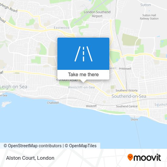 Alston Court map