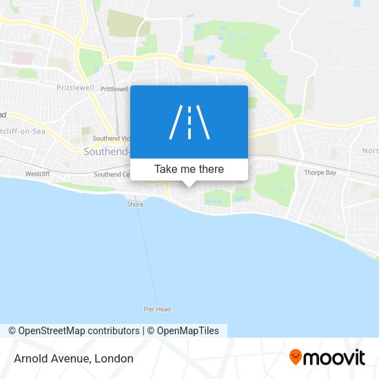 Arnold Avenue map