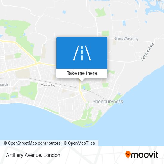 Artillery Avenue map