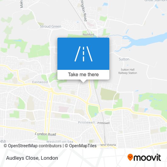 Audleys Close map
