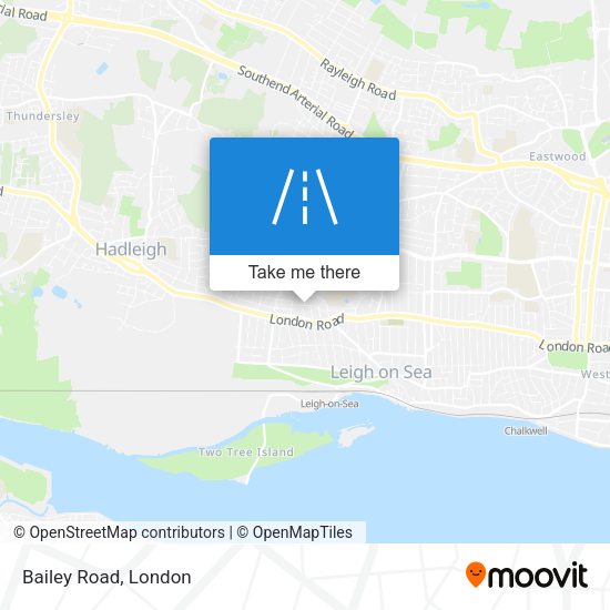 Bailey Road map