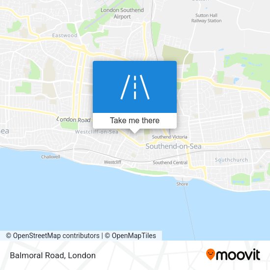 Balmoral Road map