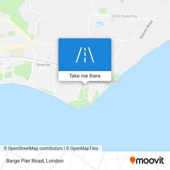 Barge Pier Road map