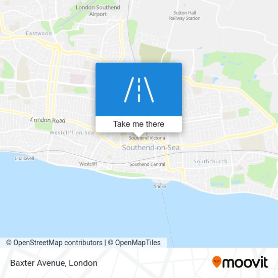 Baxter Avenue map