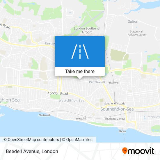 Beedell Avenue map