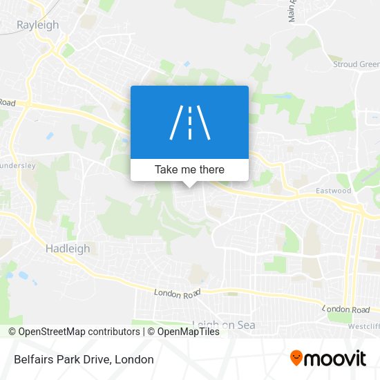 Belfairs Park Drive map