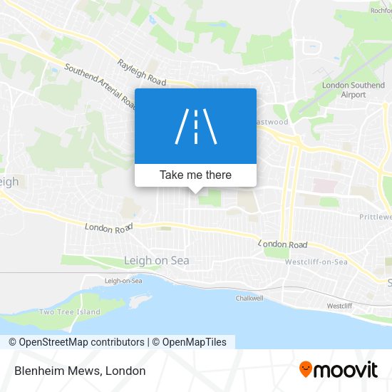 Blenheim Mews map