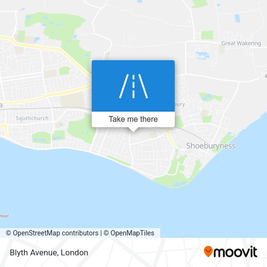 Blyth Avenue map