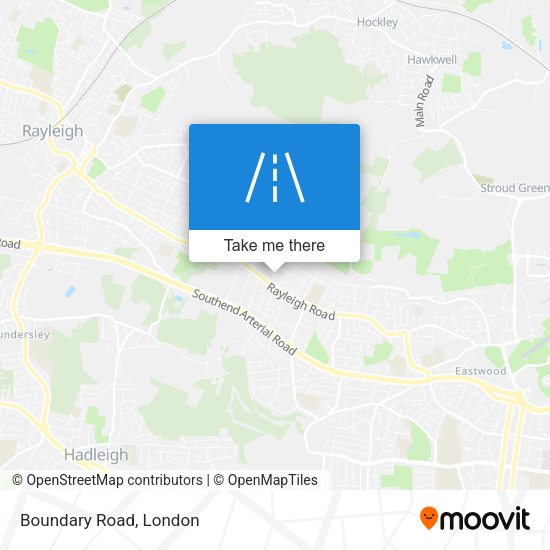 Boundary Road map