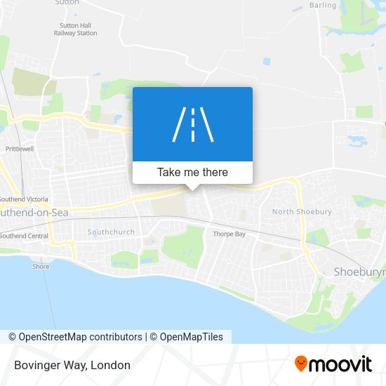 Bovinger Way map
